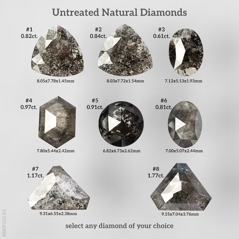 Select from Fancy color & Shapes Loose Natural Diamonds Rose Cut Parcel Untreated
