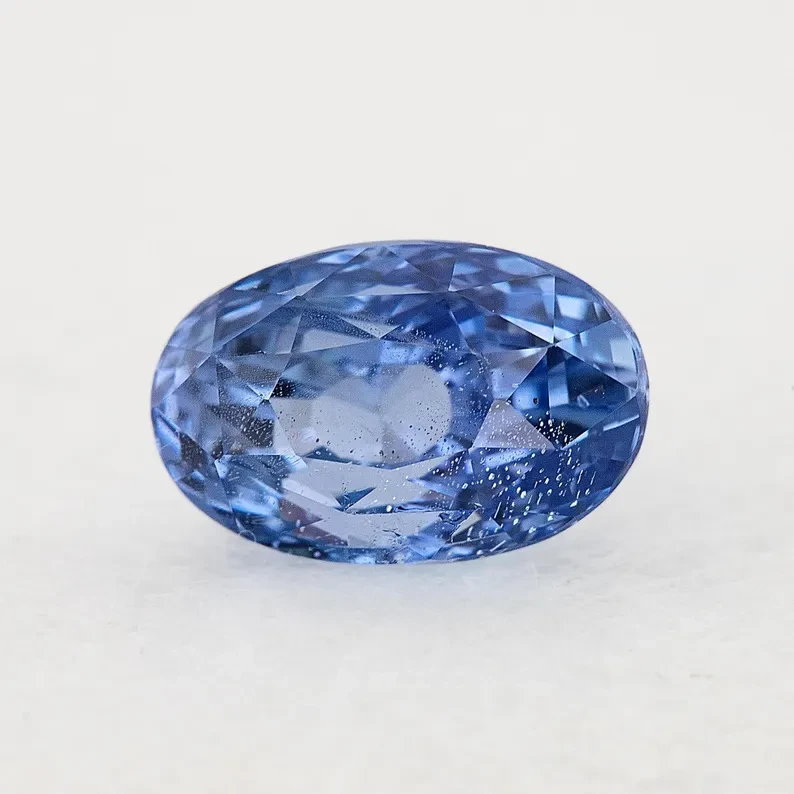 3.59 ct. Natural Blue Sapphire Oval Ceylon Sri Lanka Heated