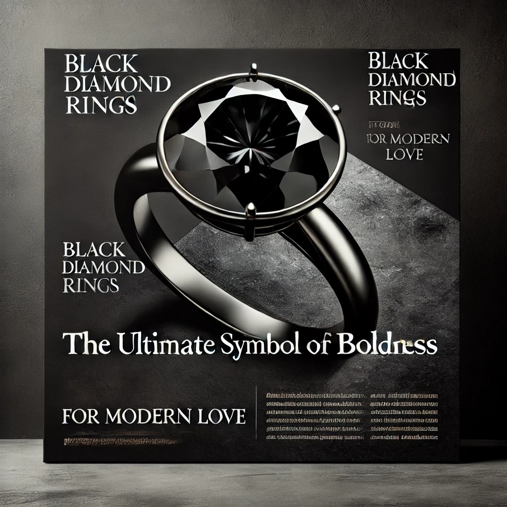 The Ultimate Symbol of Boldness: Black Diamond Rings for Modern Love