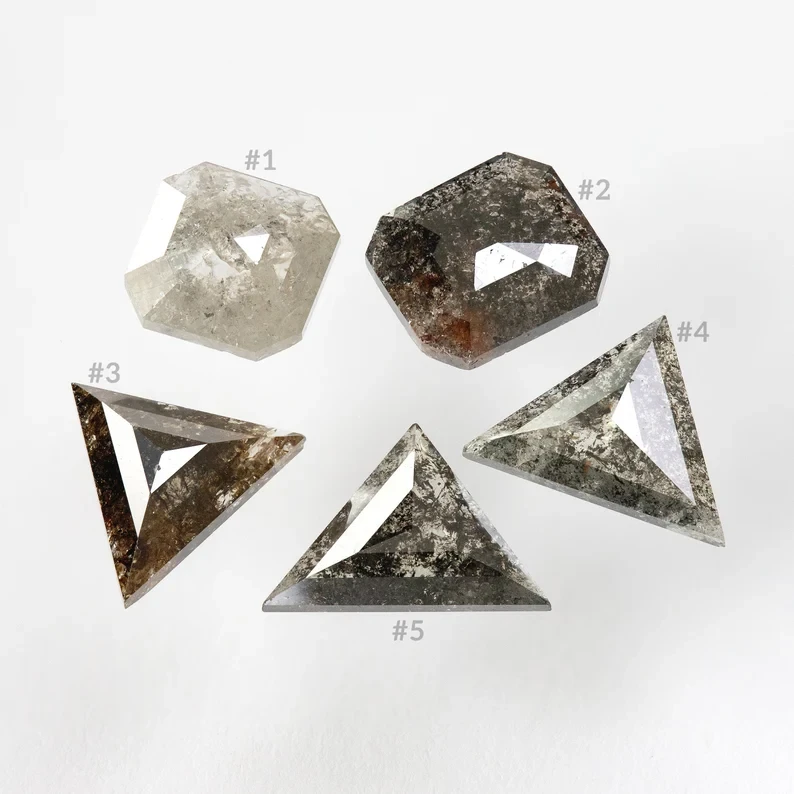 Select from Fancy color & Shapes Loose Natural Diamonds Rose Cut Parcel Untreated