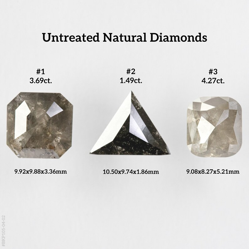 Select from Fancy Shapes Loose Natural Diamonds Rose Cut Parcel Untreated