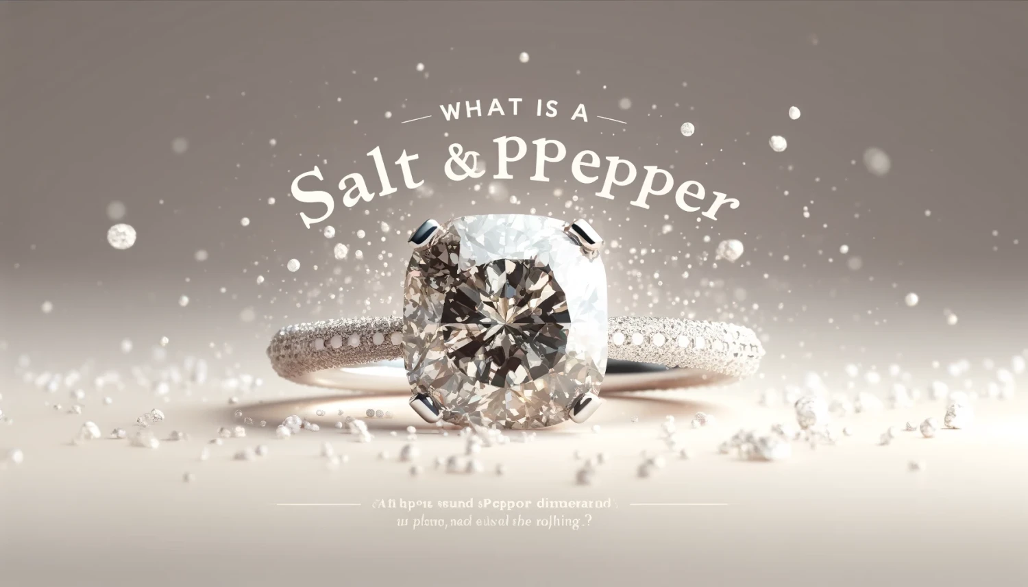 What is a Salt and Pepper Diamond?