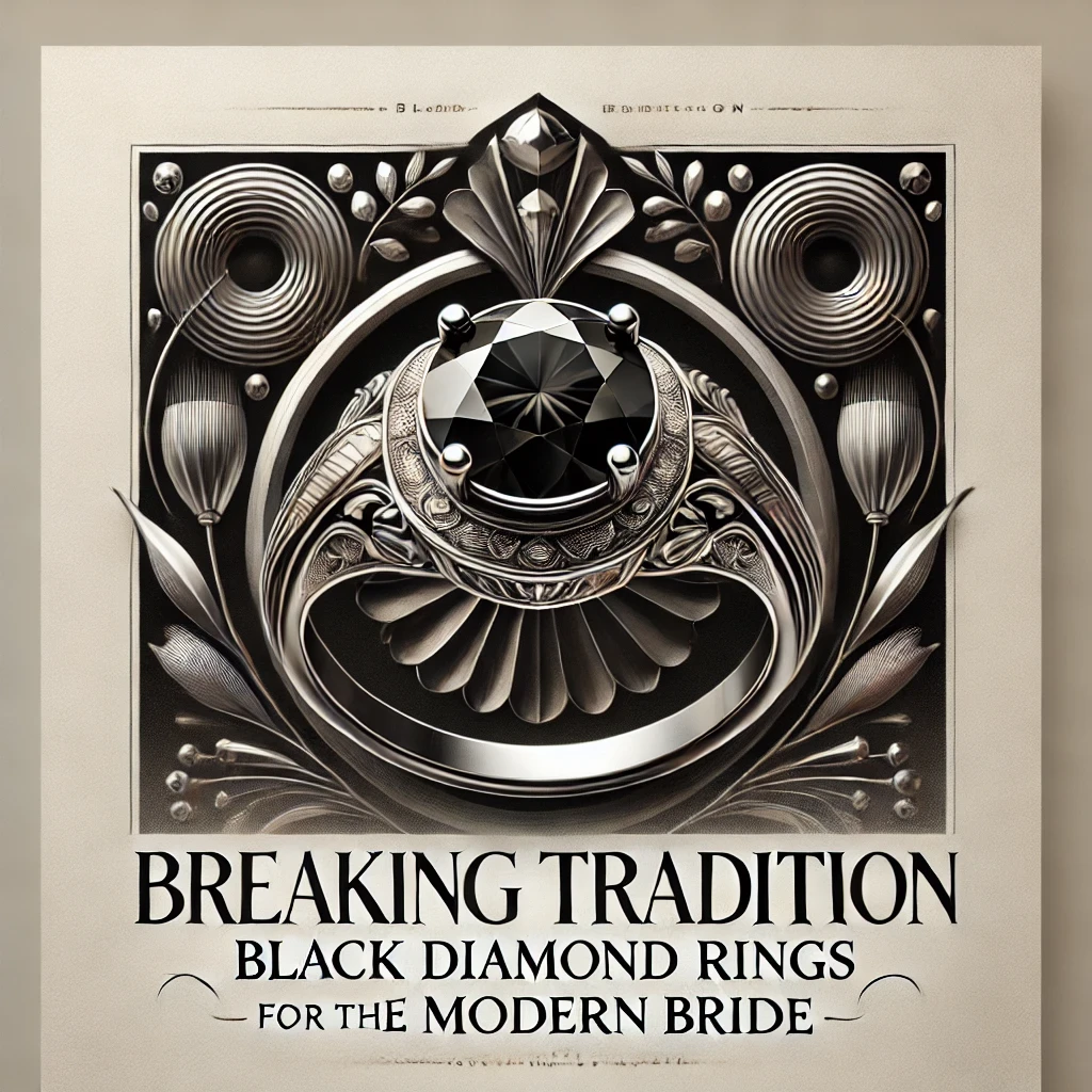 Breaking Tradition: Black Diamond Rings for the Modern Bride
