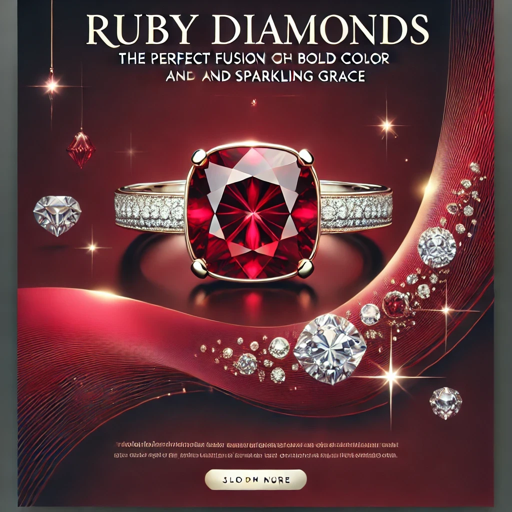 Ruby Diamonds: The Perfect Fusion of Bold Color and Sparkling Grace