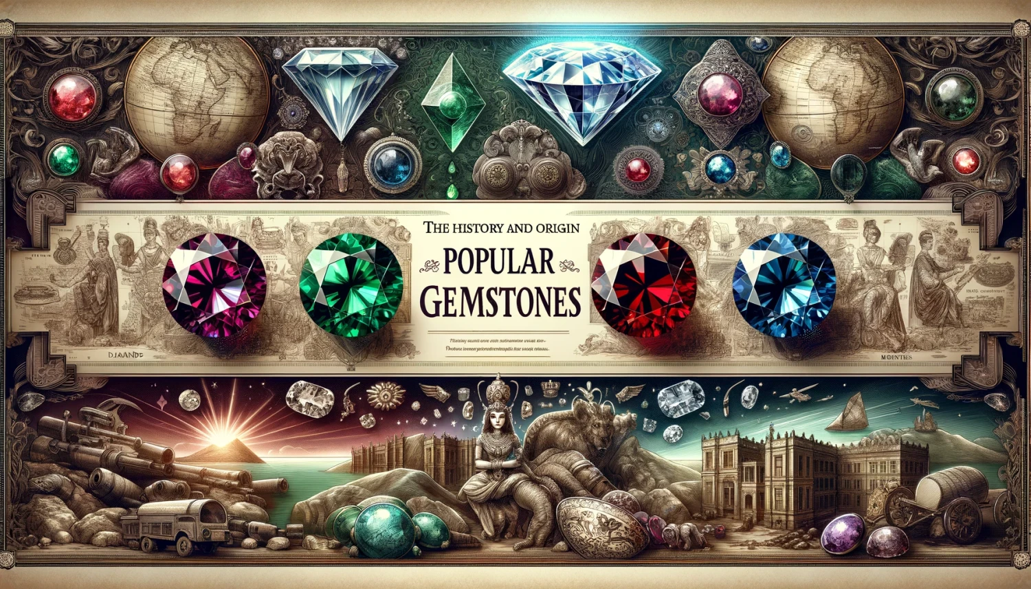 The History and Origin of Popular Gemstones: A Glimmering Journey Through Time