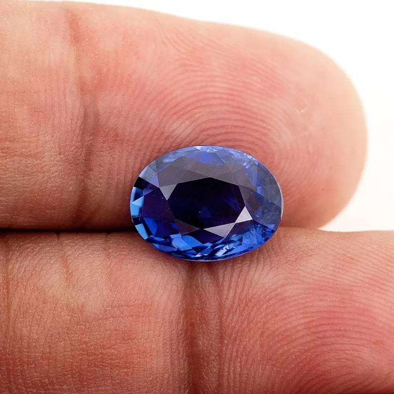 UNHEATED GRS Certified 4.30 ct. Natural Blue Sapphire Oval Ceylon Sri Lanka