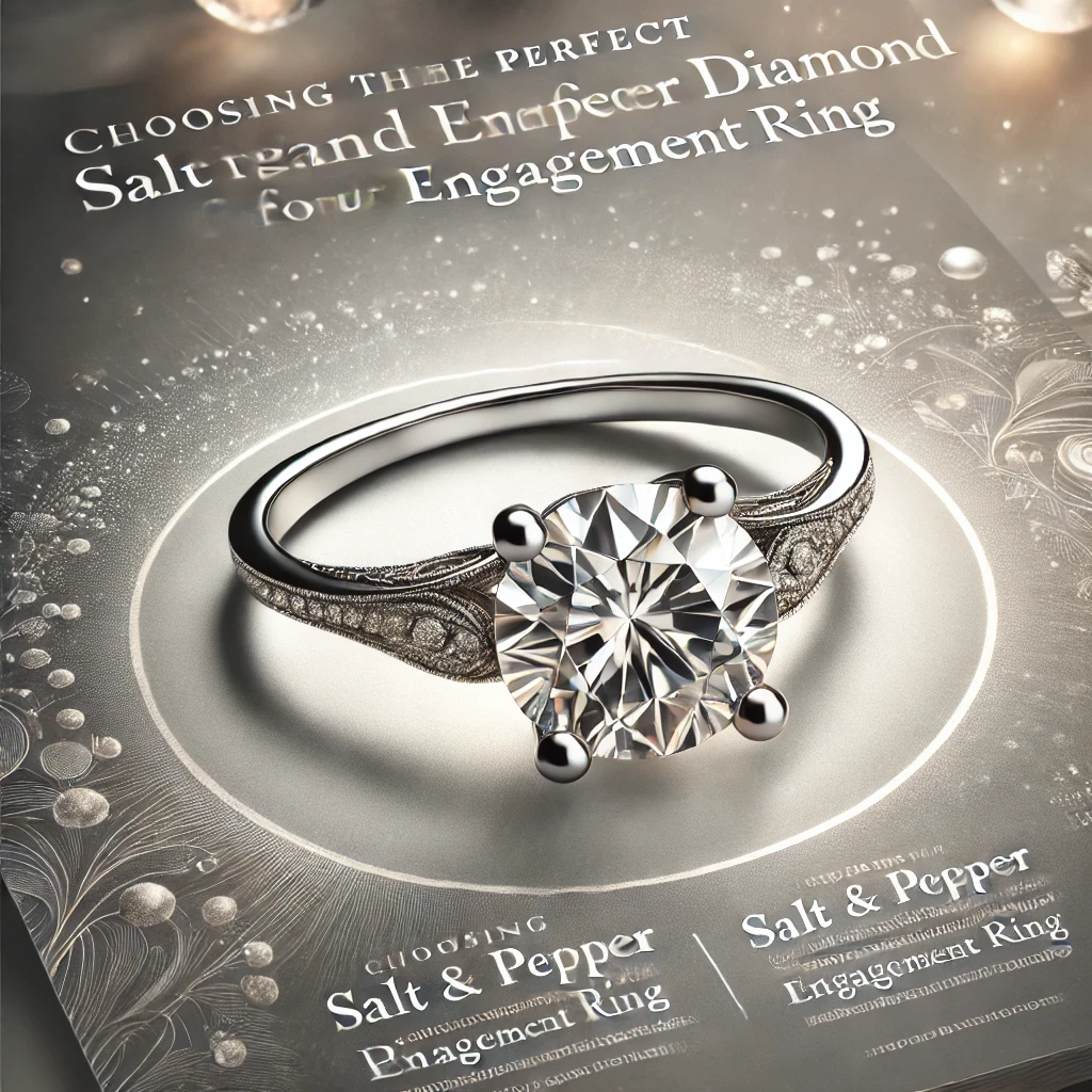 Choosing the Perfect Salt and Pepper Diamond for Your Engagement Ring